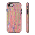Pink Pastels Feather Marbled Vintage Design iPhone 16 + Samsung + Apple + Google - all models