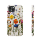 Floral Phone Cases, Pressed Flowers Design, iPhone 17 Case, Botanical Phone Accessories