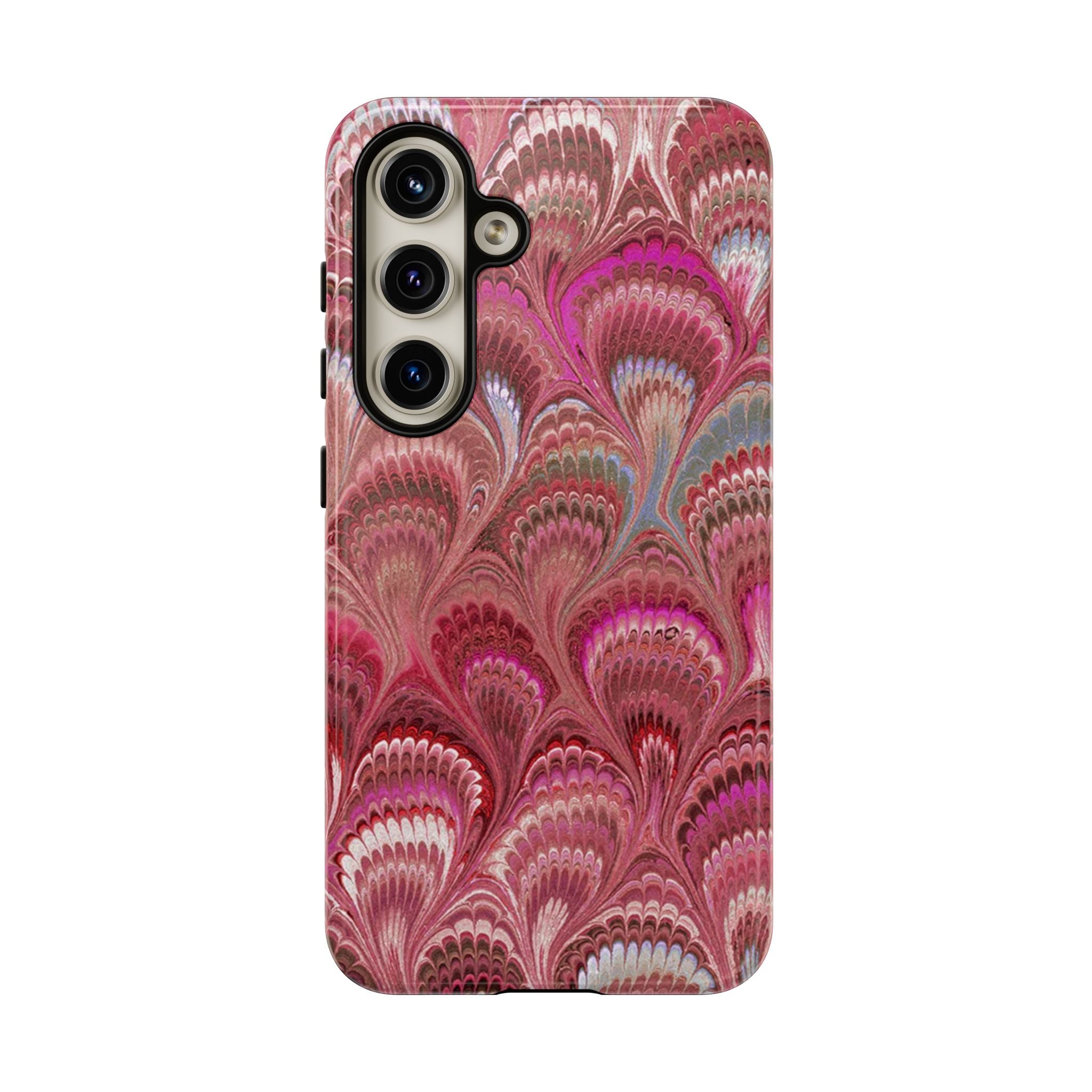 Shades of Pink Marbled Phone Case — Tough Protective Phone Cover