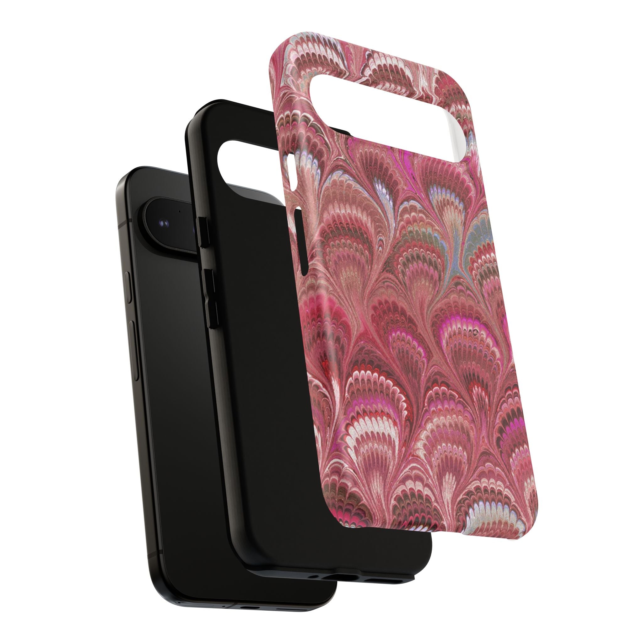 Shades of Pink Marbled Phone Case — Tough Protective Phone Cover