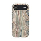 Italian Beige & Blue Marble Phone Case — Impact-Resistant Durable Case for Apple & Samsung