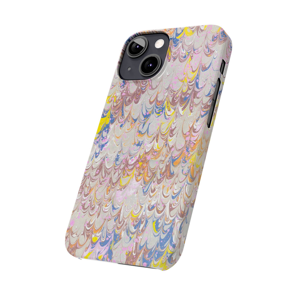 Multi-Color Italian Marbled Designed, Slim Phone Cases, Case-Mate