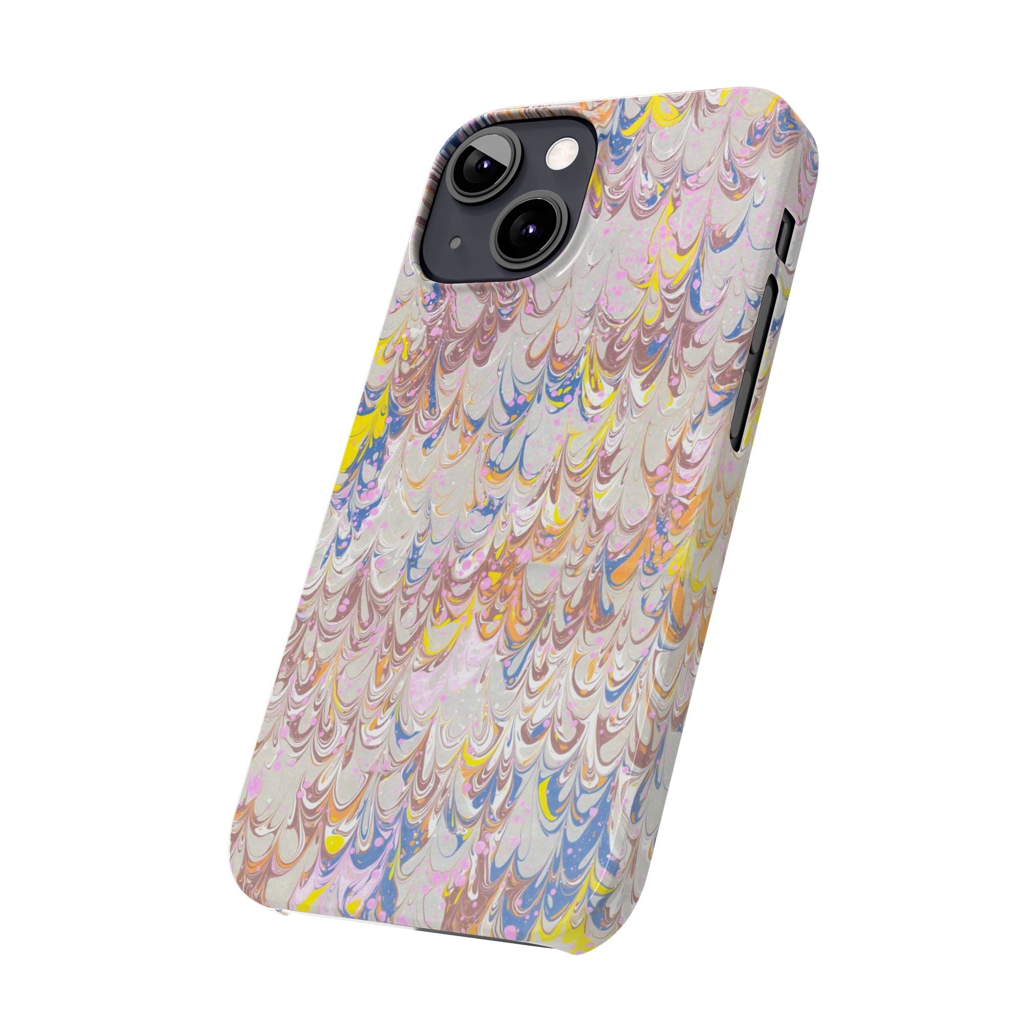 Multi-Color Italian Marbled Designed, Slim Phone Cases, Case-Mate
