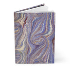 Hardcover Journal Matte Lavender Marbled Italian Design