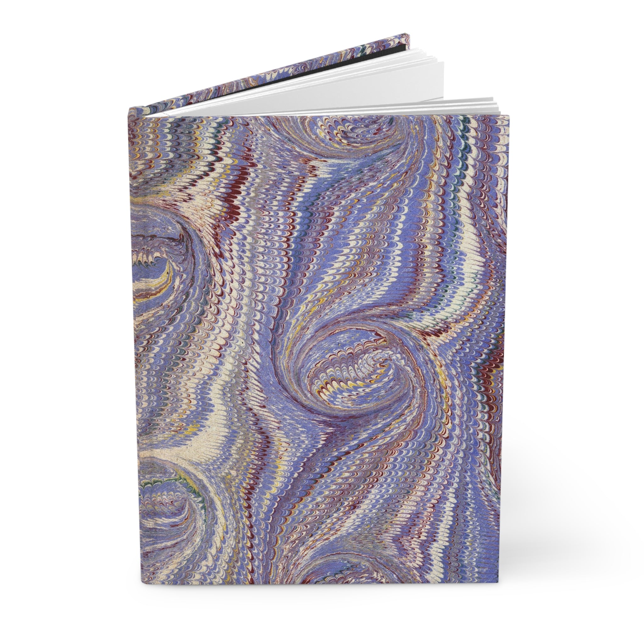 Hardcover Journal Matte Lavender Marbled Italian Design