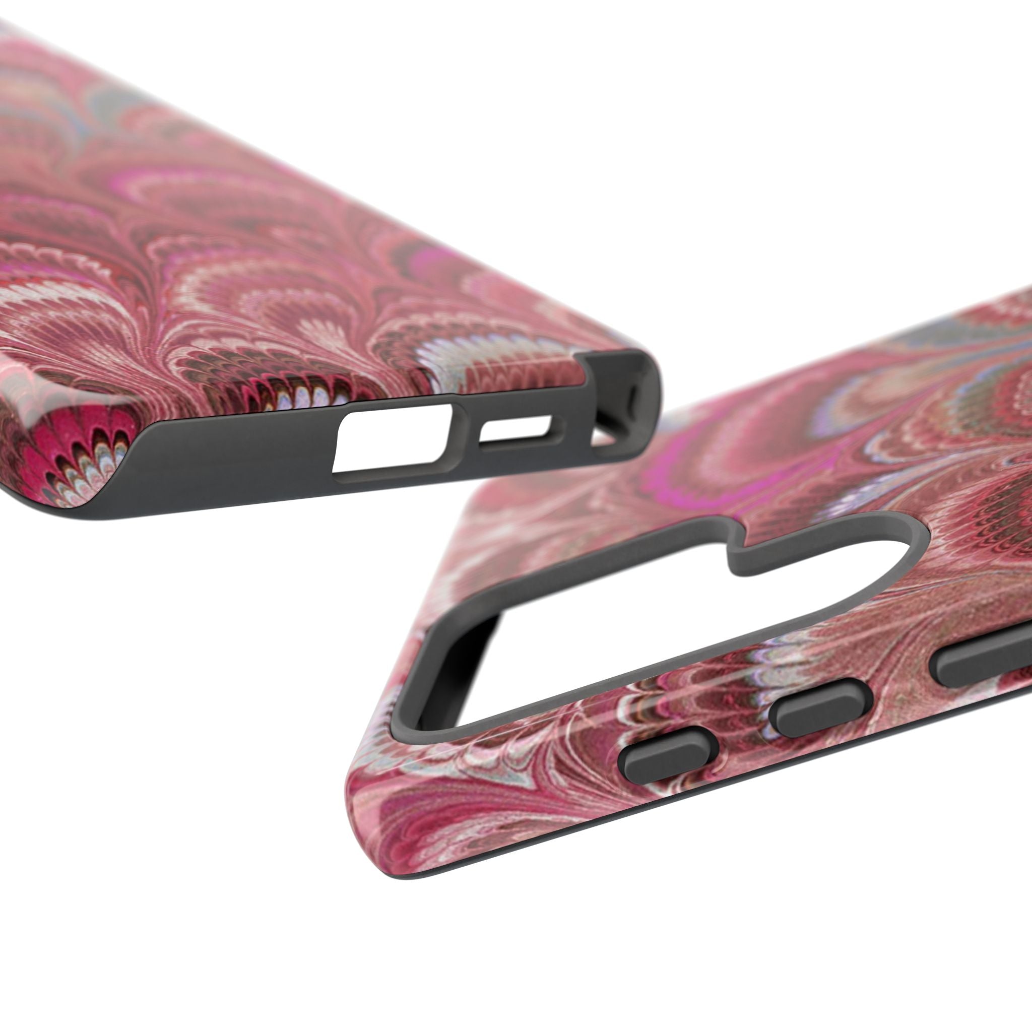 Shades of Pink Marbled Phone Case — Tough Protective Phone Cover