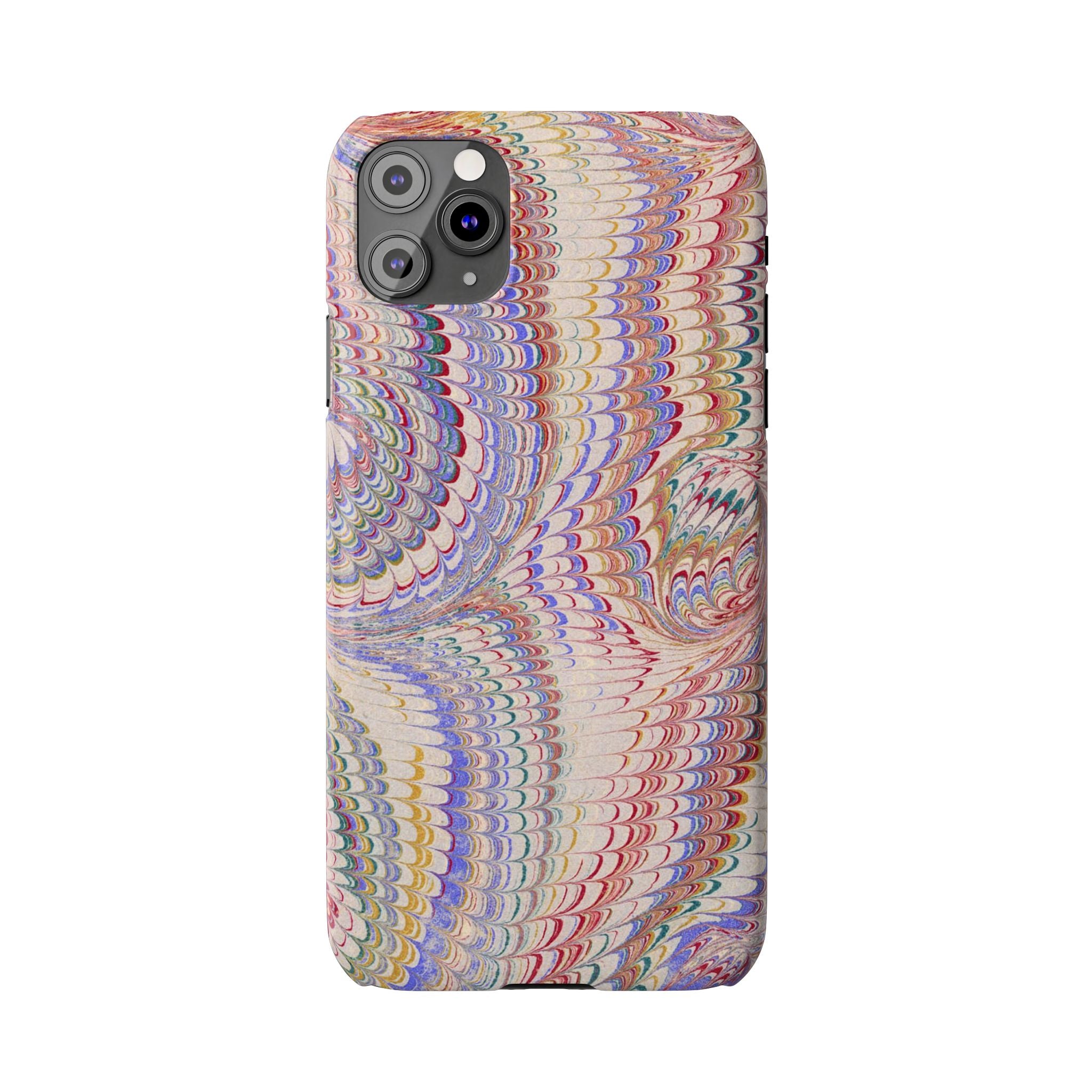 Pink Pastel Marbled Design, Italy Feather IPHONE17 + All Phone Cases