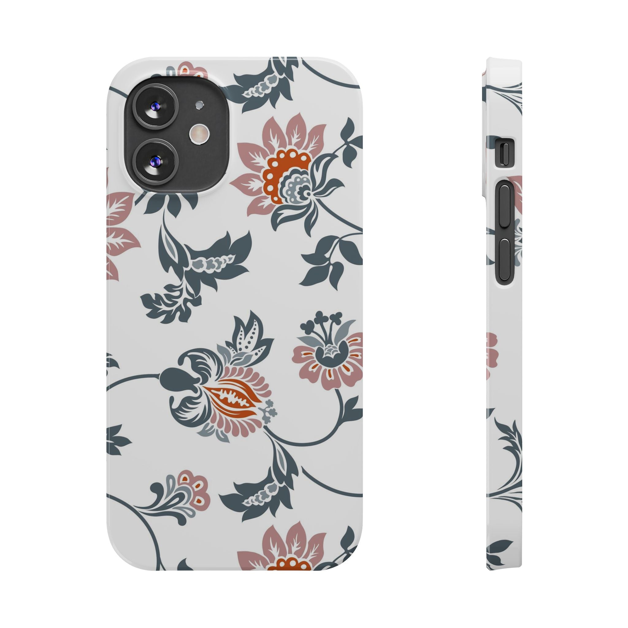 Pink and Green Floral