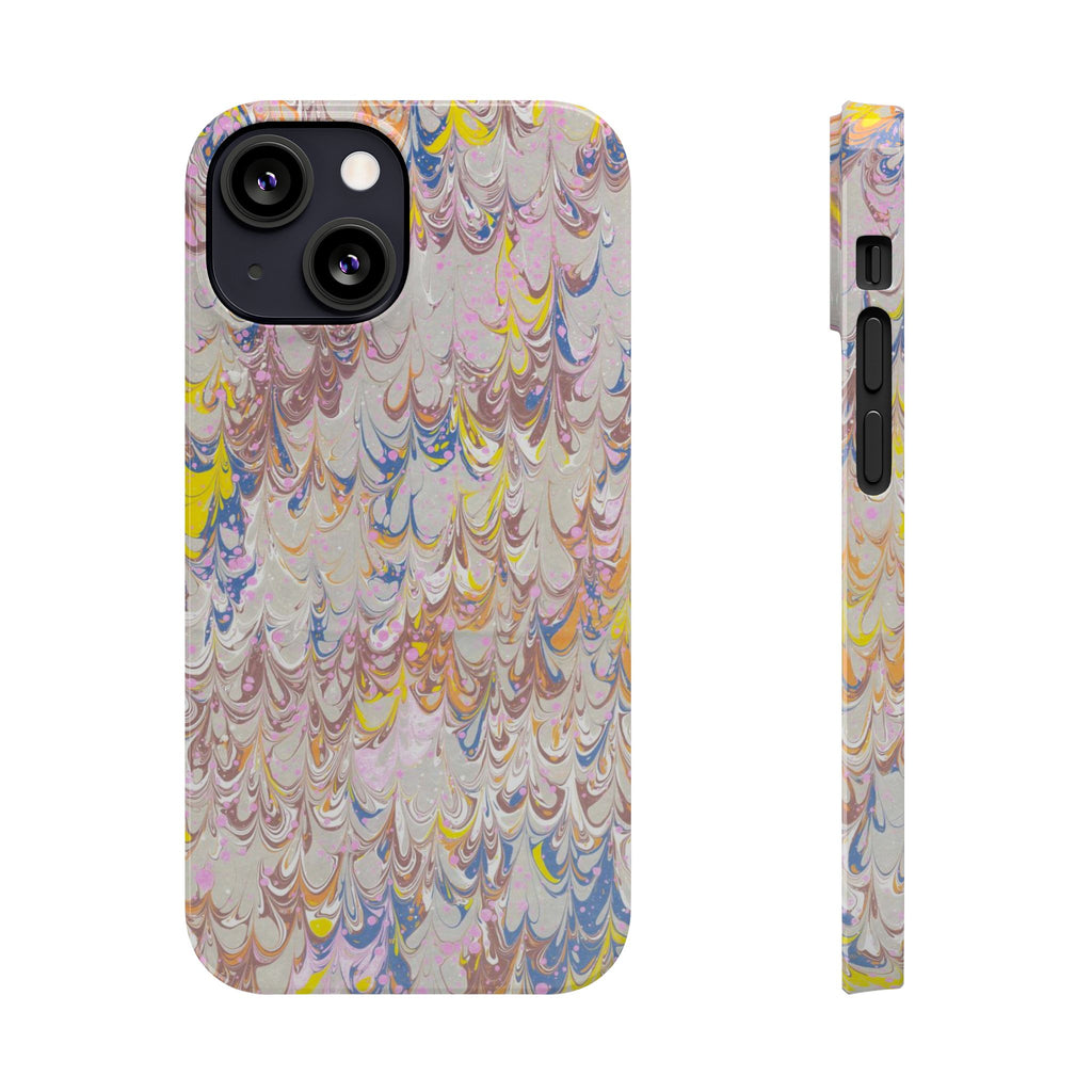 Multi-Color Italian Marbled Designed, Slim Phone Cases, Case-Mate