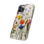 Floral Phone Cases, Pressed Flowers Design, iPhone 17 Case, Botanical Phone Accessories