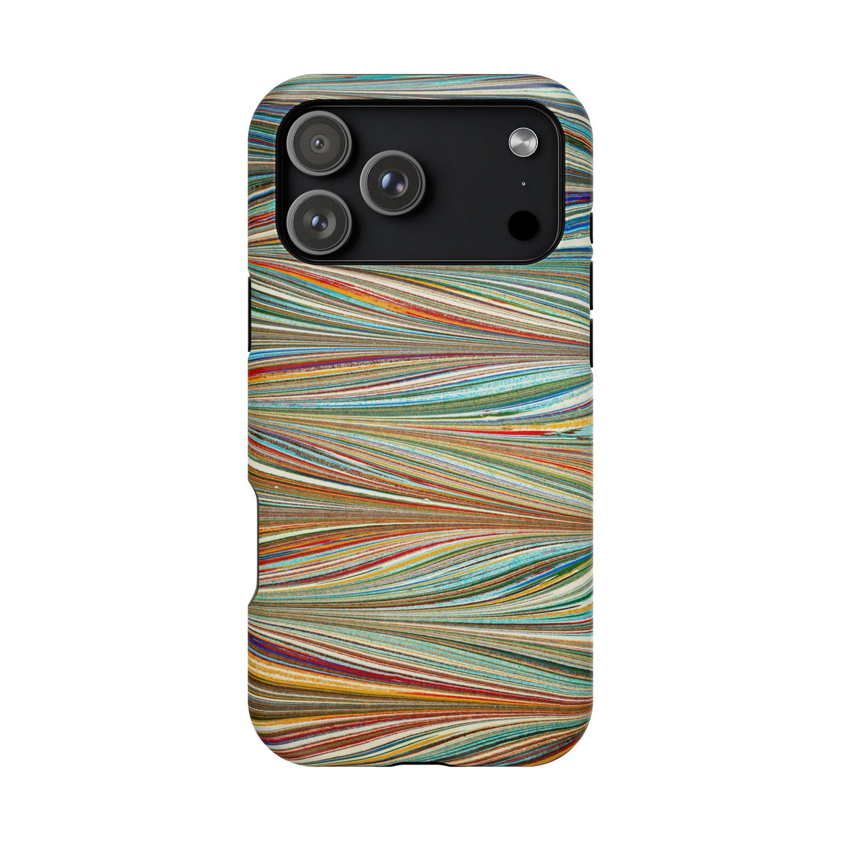 Traditional Hand-Marbled Florentine Multi-Colored Dual Layer Phone Case