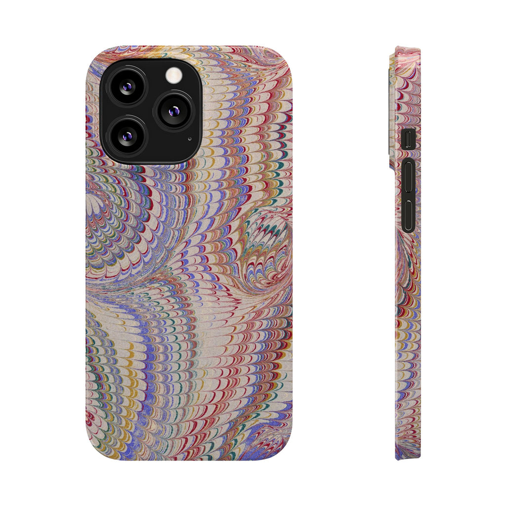 Pink Pastel Marbled Design, Italy Feather IPHONE17 + All Phone Cases