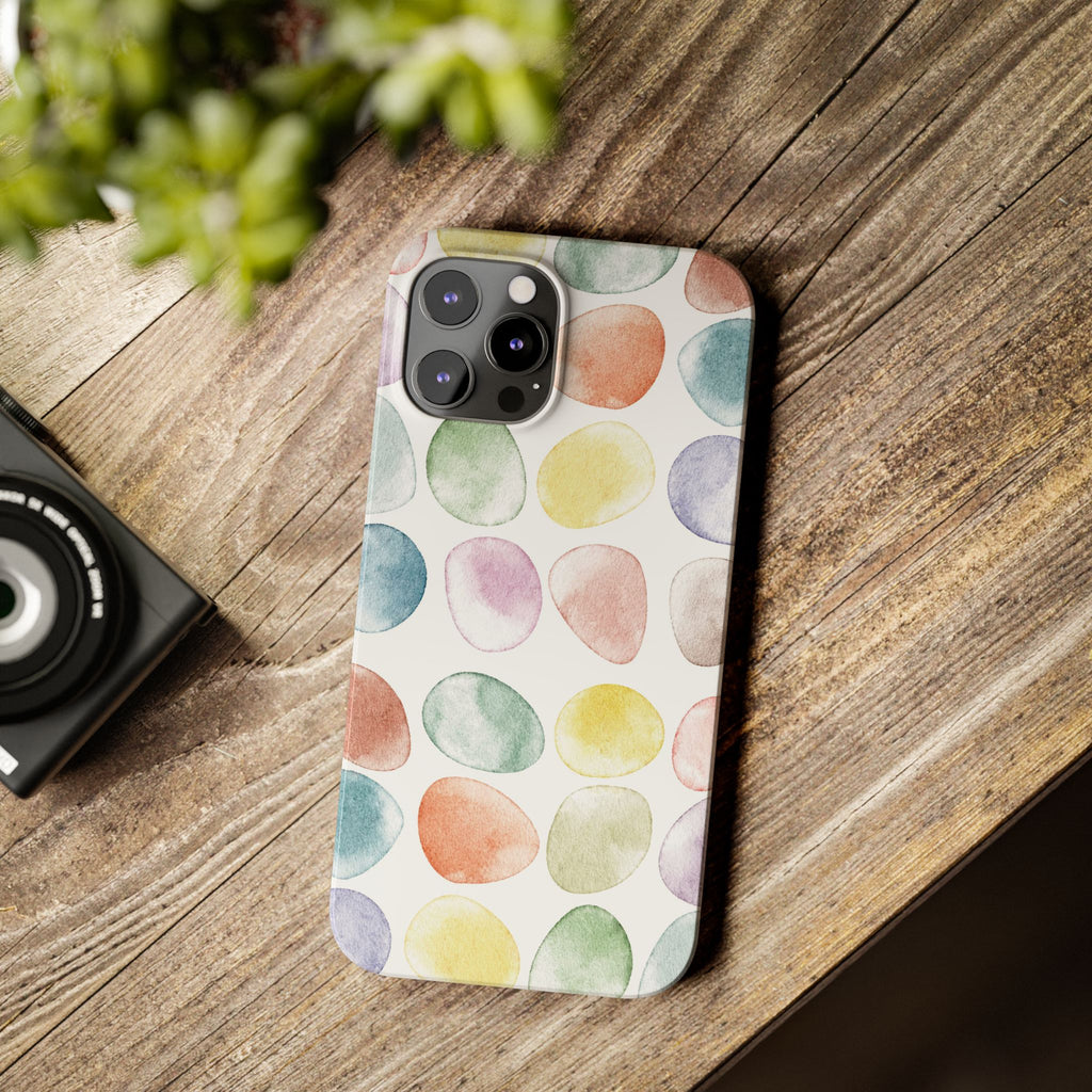 Colorful Watercolor Organic Circle Phone Cases