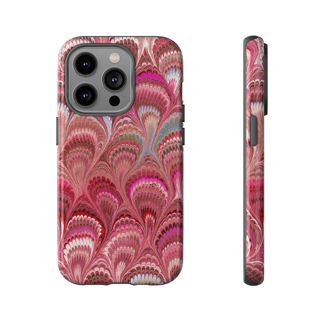 Shades of Pink Marbled Phone Case — Tough Protective Phone Cover