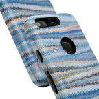 Blue Marbled Phone Cases iPhone + Samsung - all models, Vintage Marbled Design - Tough Cases