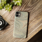 Mint + Green Italian Marbled Phone Case, Mag Safe