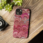 Shades of Pink Marbled Phone Case — Tough Protective Phone Cover