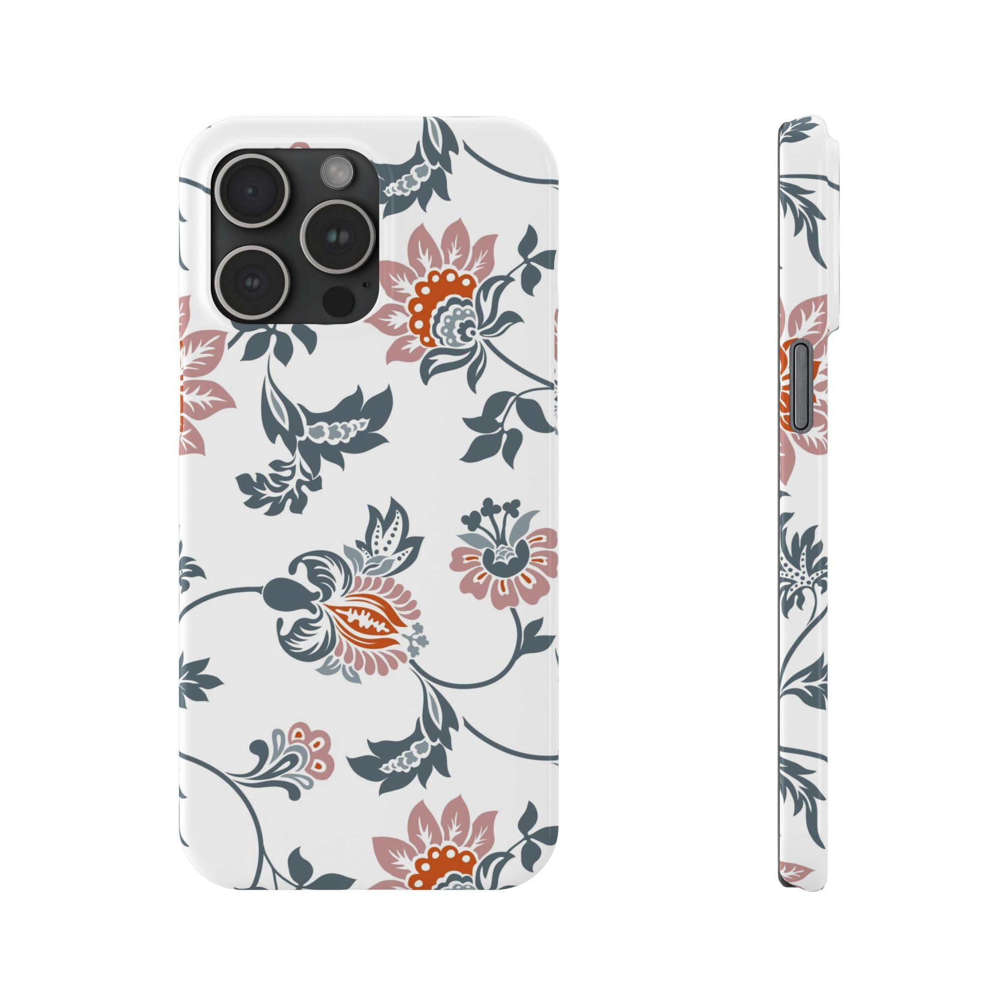 Pink and Green Floral