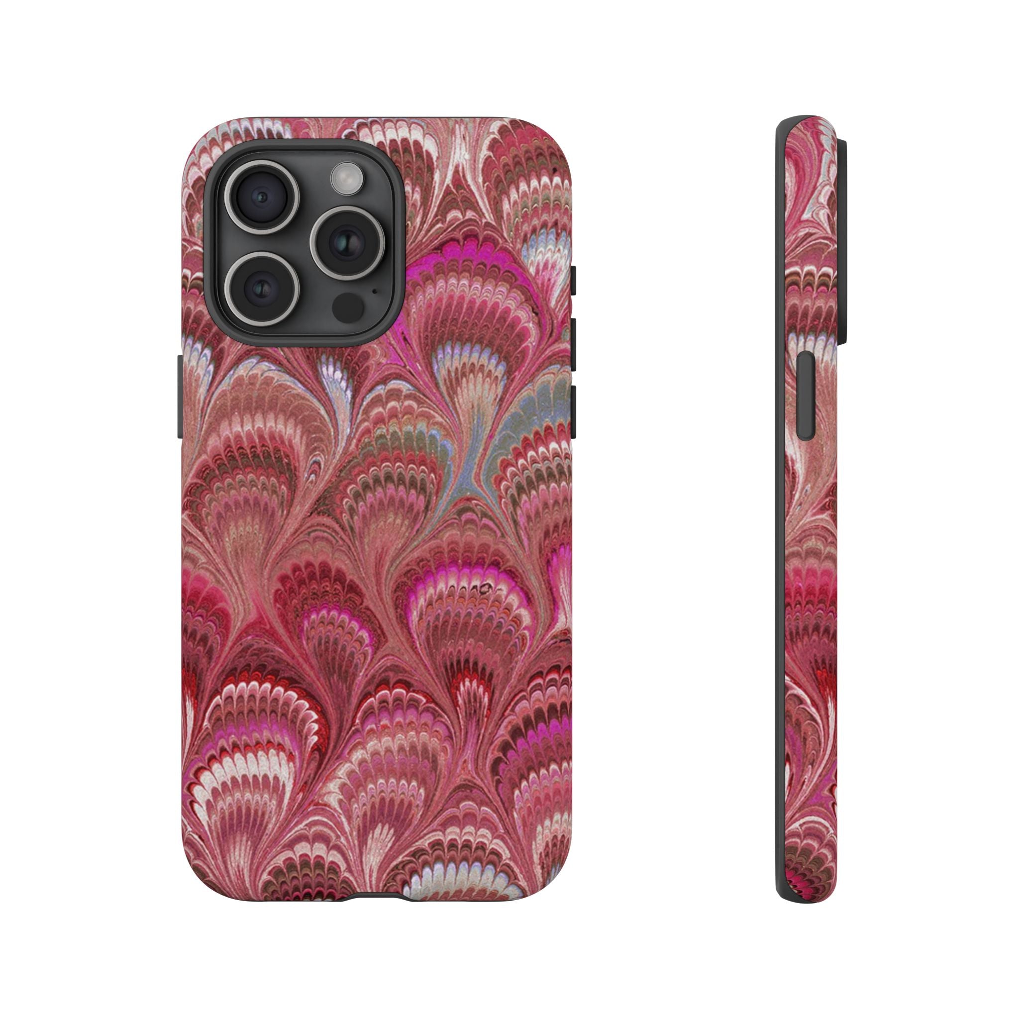 Shades of Pink Marbled Phone Case — Tough Protective Phone Cover