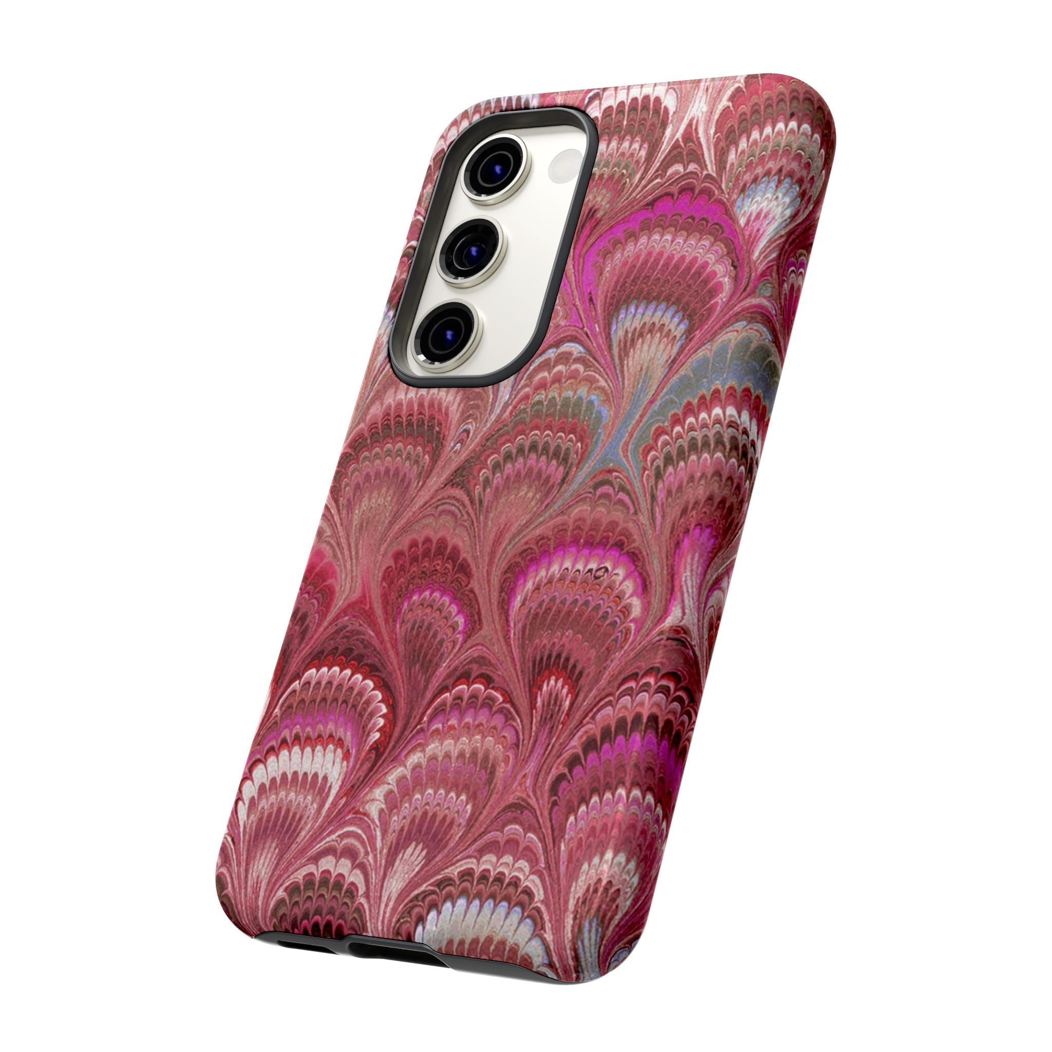 Shades of Pink Marbled Phone Case — Tough Protective Phone Cover