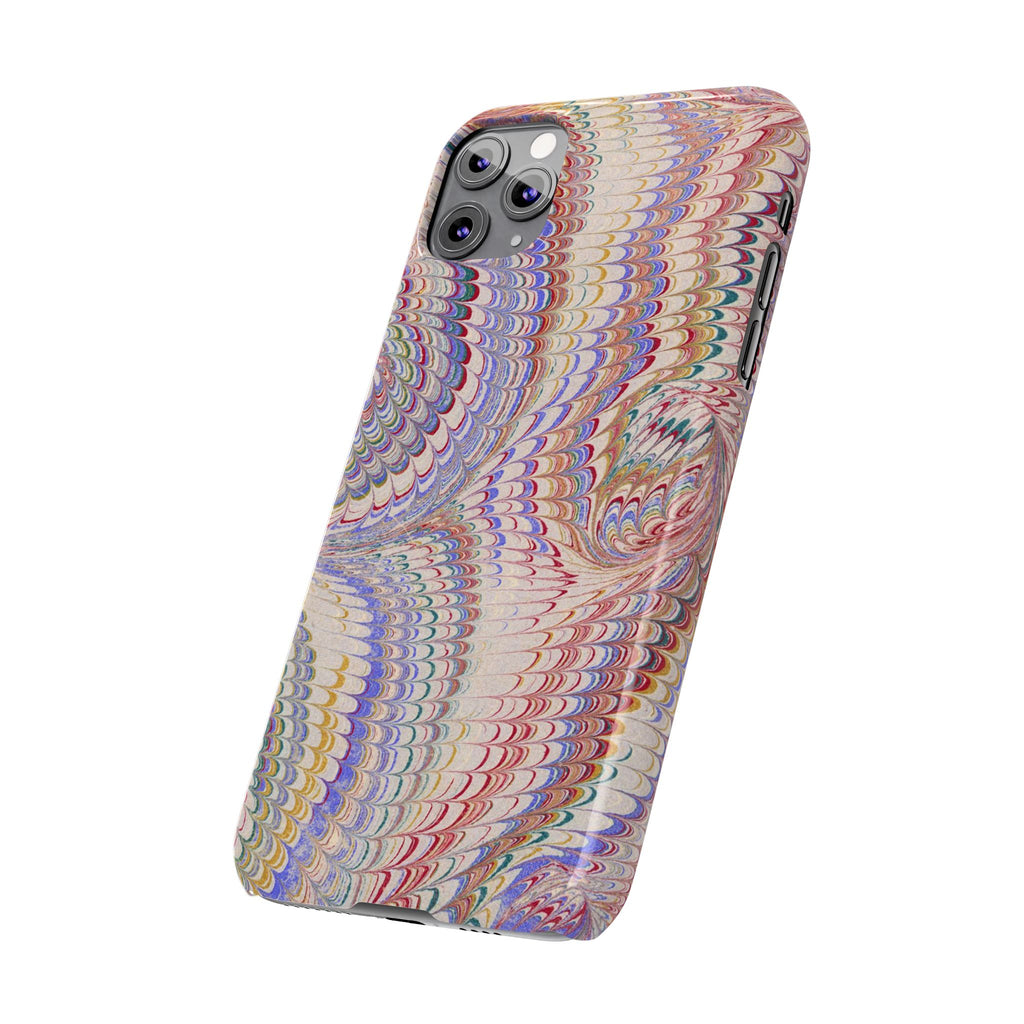 Pink Pastel Marbled Design, Italy Feather IPHONE17 + All Phone Cases