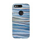 Blue Marbled Phone Cases iPhone + Samsung - all models, Vintage Marbled Design - Tough Cases