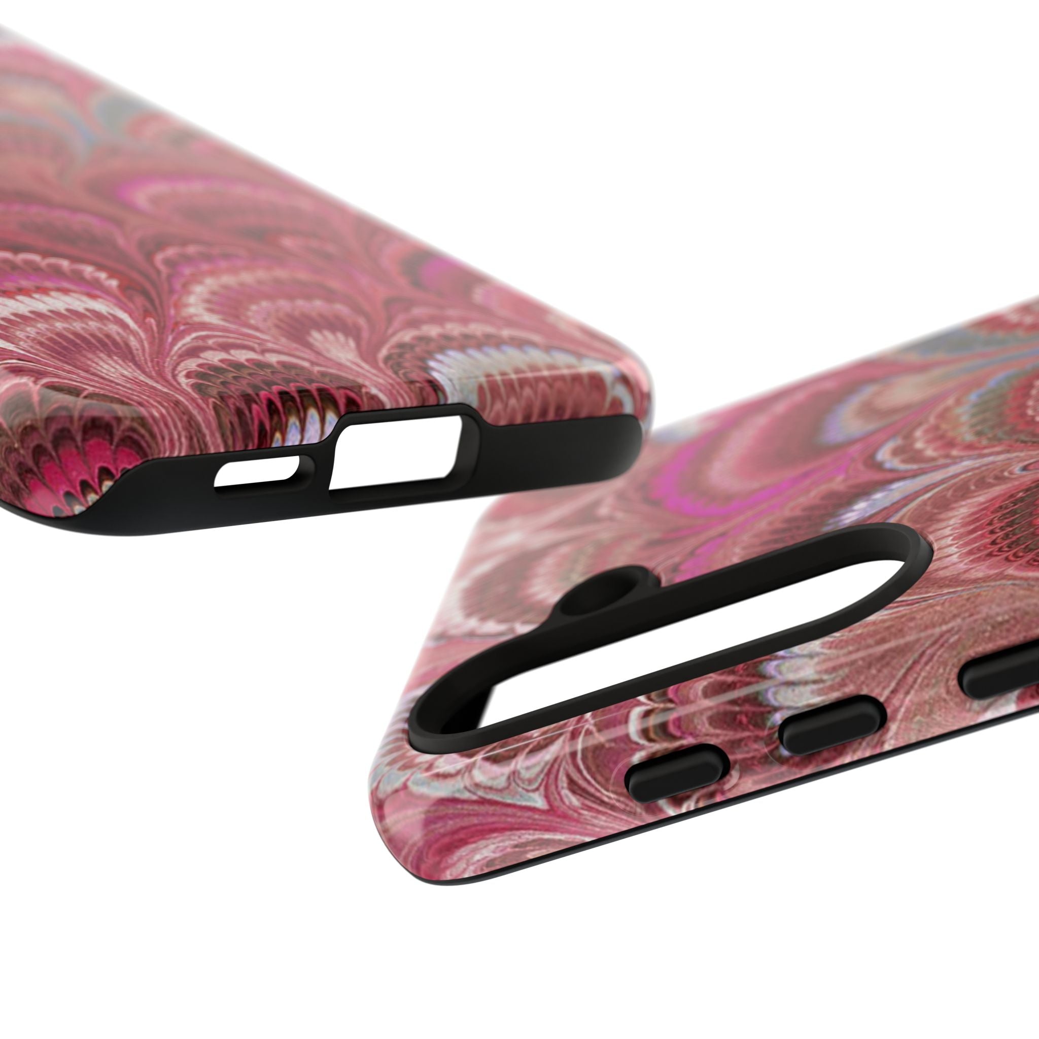 Shades of Pink Marbled Phone Case — Tough Protective Phone Cover