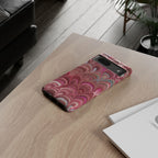 Shades of Pink Marbled Phone Case — Tough Protective Phone Cover