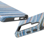 Blue Marbled Phone Cases iPhone + Samsung - all models, Vintage Marbled Design - Tough Cases
