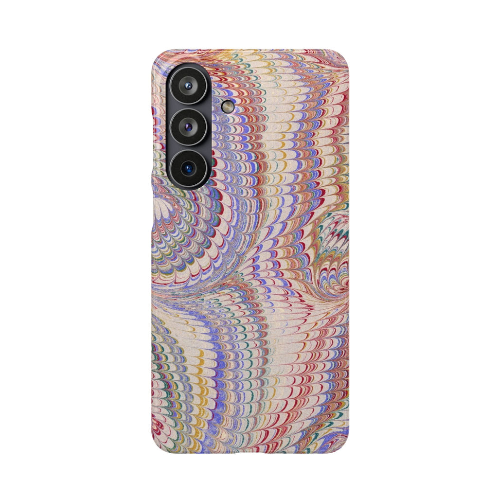 Pink and Lavender Marbled Swirl Phone Case - Single Layer Slim Case
