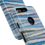 Blue Marbled Phone Cases iPhone + Samsung - all models, Vintage Marbled Design - Tough Cases