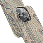 Beige Marbled Swirl Phone Case - Single Layer Slim Case