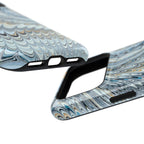 Light Blue Marbled Swirl - Dual Layer Phone Case