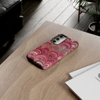 Shades of Pink Marbled Phone Case — Tough Protective Phone Cover