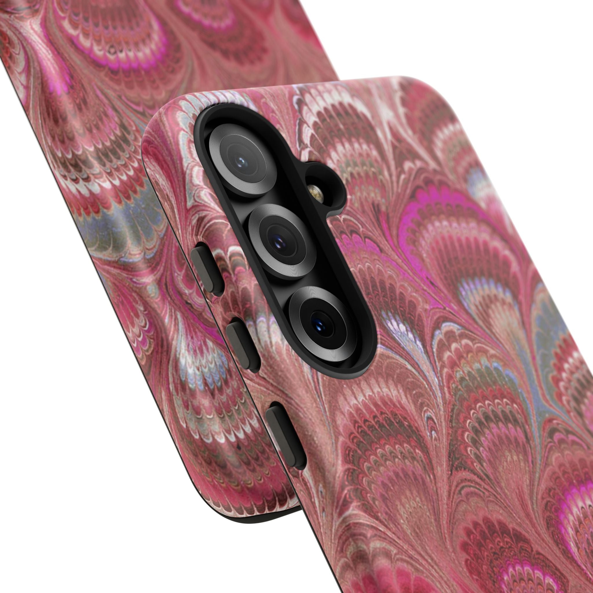 Shades of Pink Marbled Phone Case — Tough Protective Phone Cover