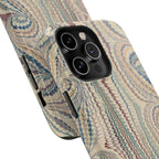 Italian Beige & Blue Marble Phone Case — Impact-Resistant Durable Case for Apple & Samsung