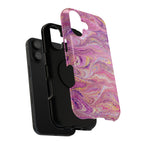 Pink Marble Phone Case - Dual Phone Case Design