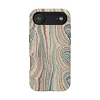 Italian Beige & Blue Marble Phone Case — Impact-Resistant Durable Case for Apple & Samsung