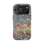 Multi-Color Feather Marble - Dual Layer Case
