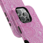Pink + White Marble Phone Case - Dual Phone Case Design