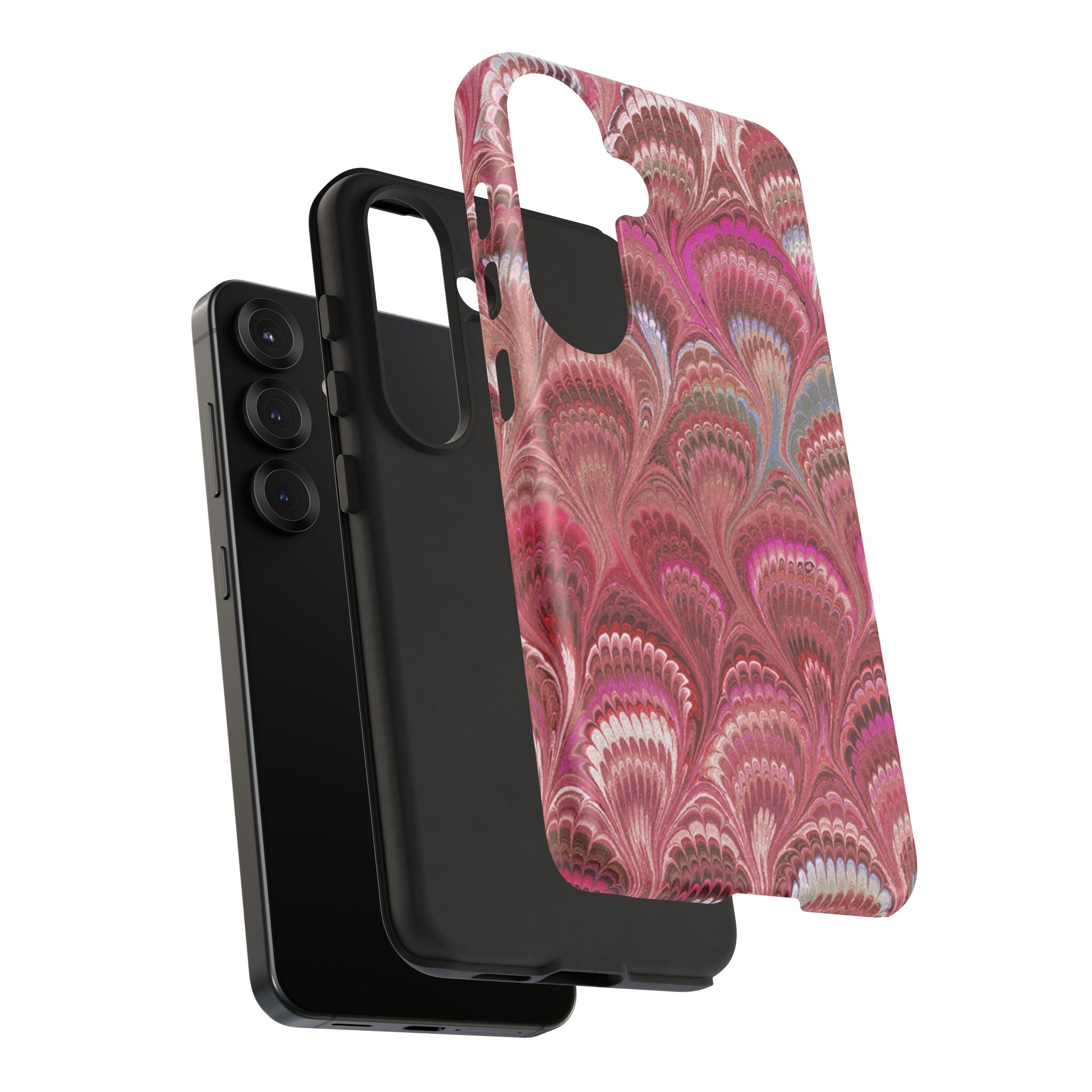 Shades of Pink Marbled Phone Case — Tough Protective Phone Cover