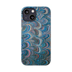 Blue and Pink Feather