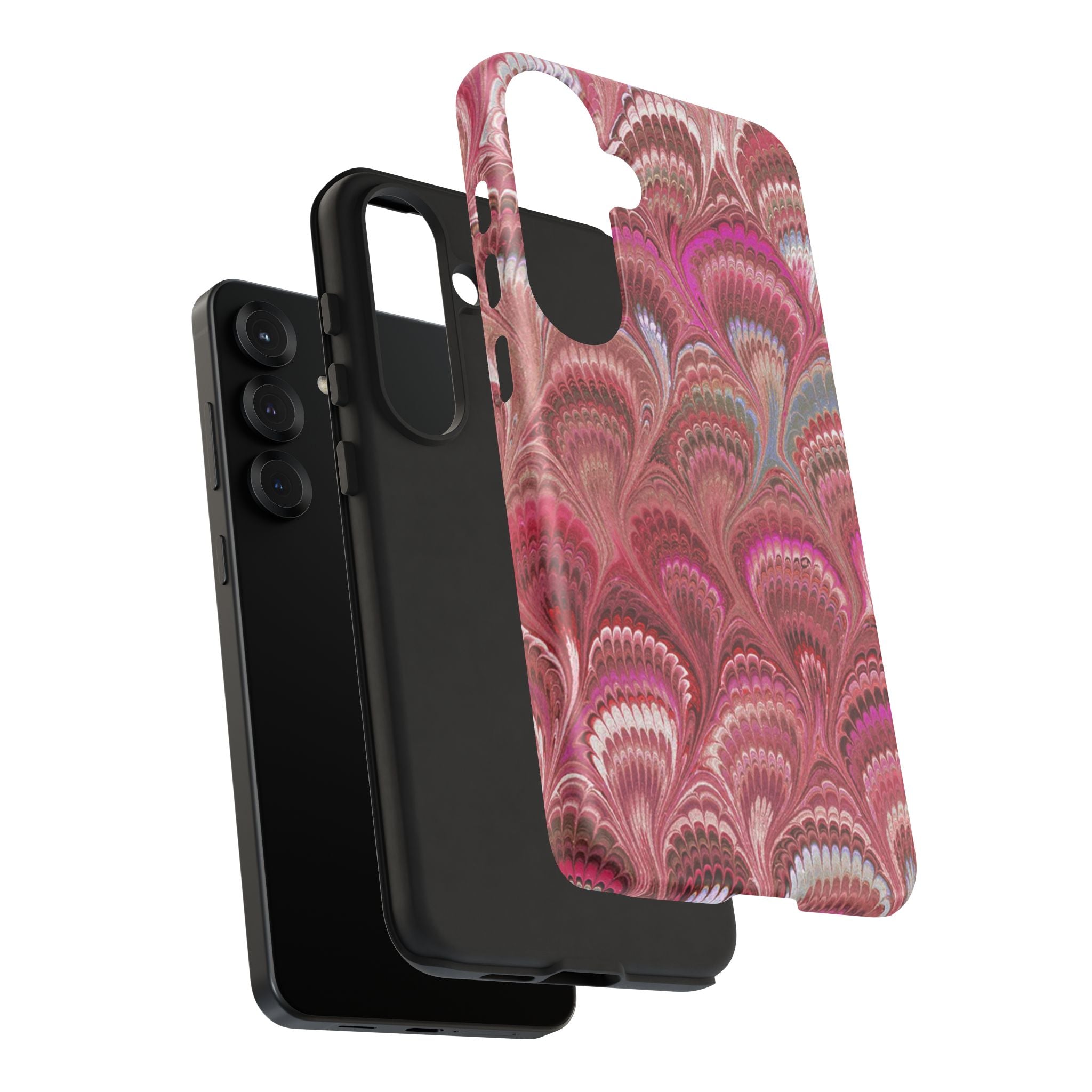 Shades of Pink Marbled Phone Case — Tough Protective Phone Cover