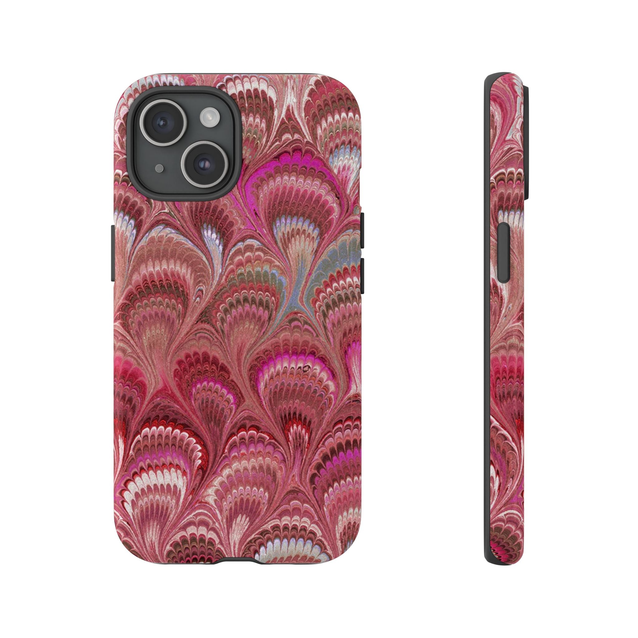Shades of Pink Marbled Phone Case — Tough Protective Phone Cover