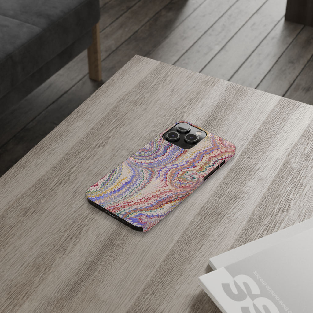 Pink Pastel Marbled Design, Italy Feather IPHONE17 + All Phone Cases