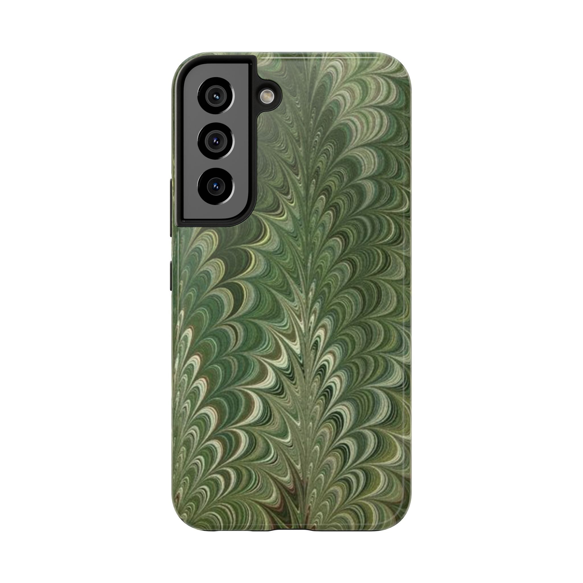 Deep Green Marble Italian Durable Phone Case