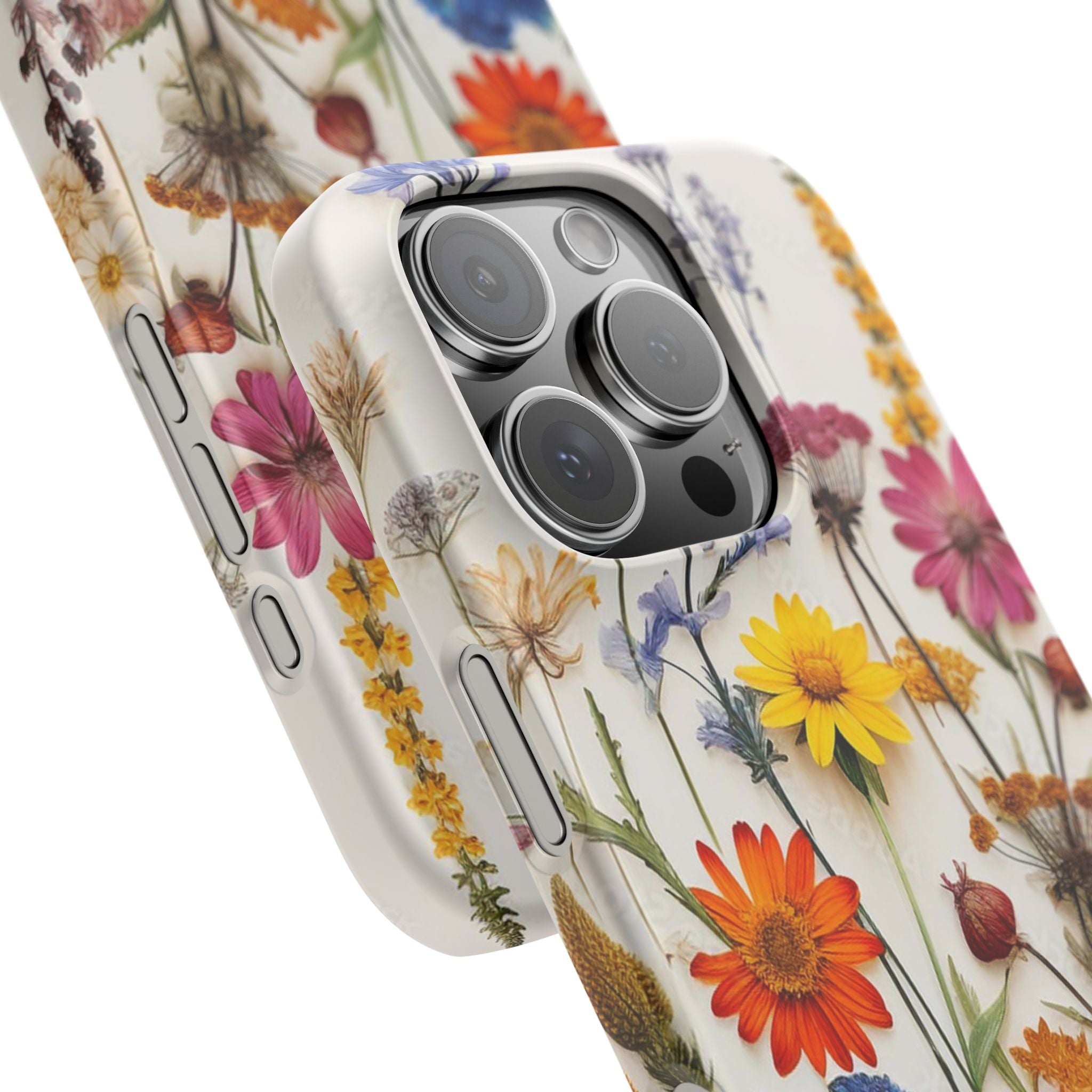 Bright Floral Phone Case - Single Layer Slim Case