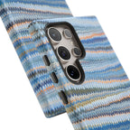 Blue Marbled Vintage Marbled Design - Tough Cases