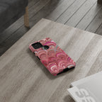 Shades of Pink Marbled Phone Case — Tough Protective Phone Cover