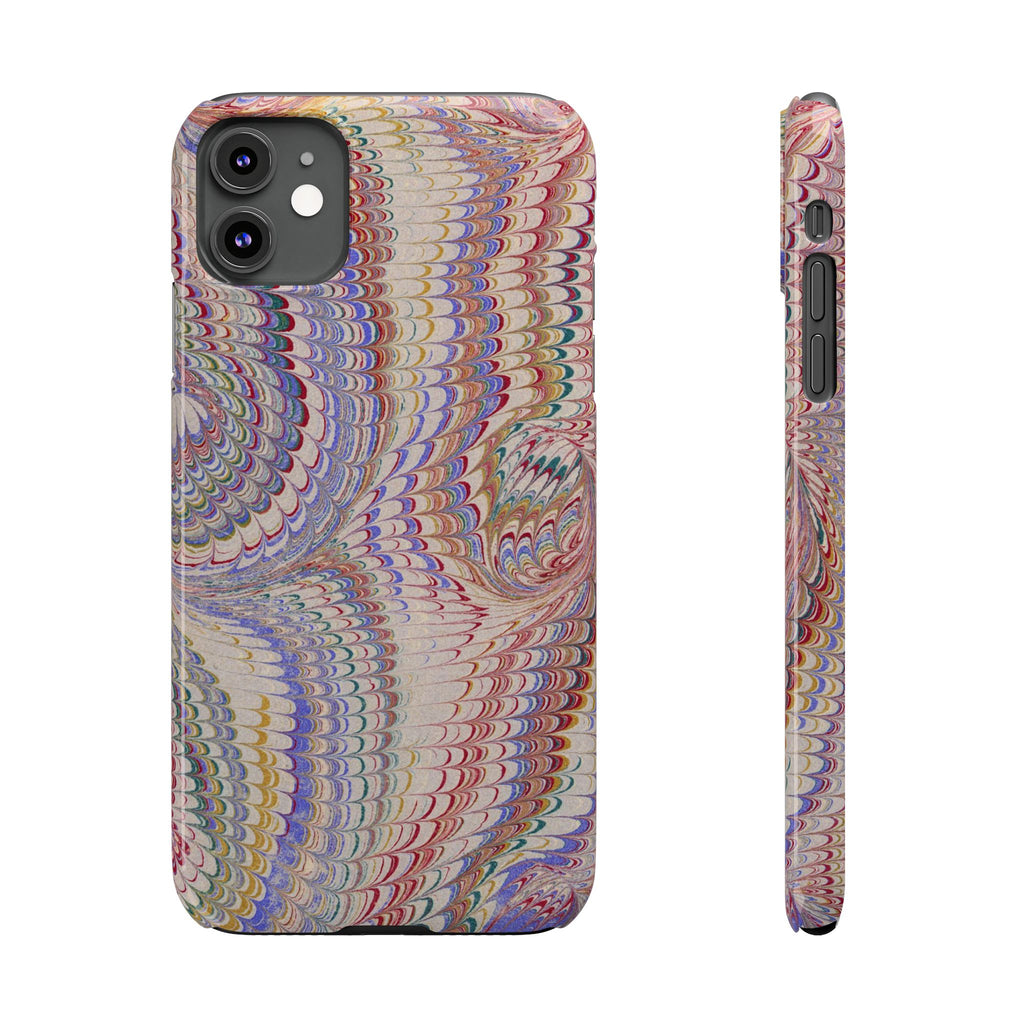 Pink Pastel Marbled Design, Italy Feather IPHONE17 + All Phone Cases